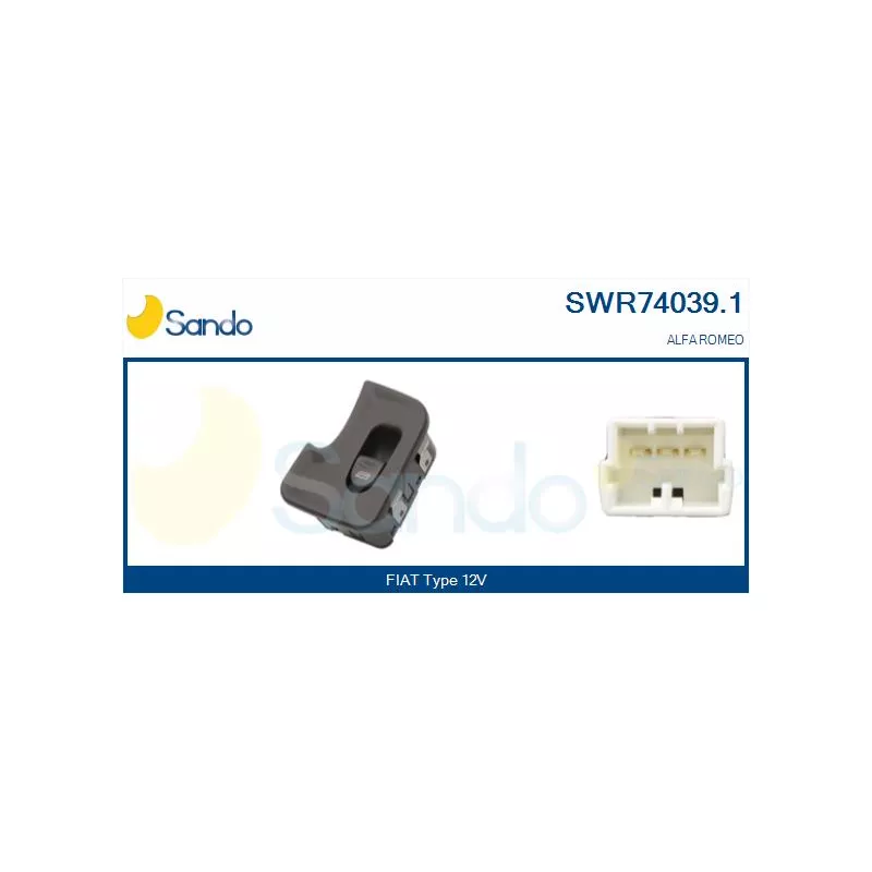 Interrupteur, lève-vitre SANDO SWR74039.1