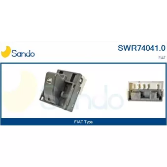 Interrupteur, lève-vitre SANDO SWR74041.0