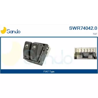 Interrupteur, lève-vitre SANDO SWR74042.0