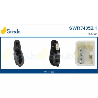 Interrupteur, lève-vitre SANDO SWR74052.1