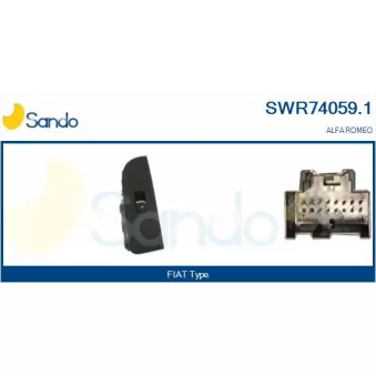 Interrupteur, lève-vitre SANDO SWR74059.1