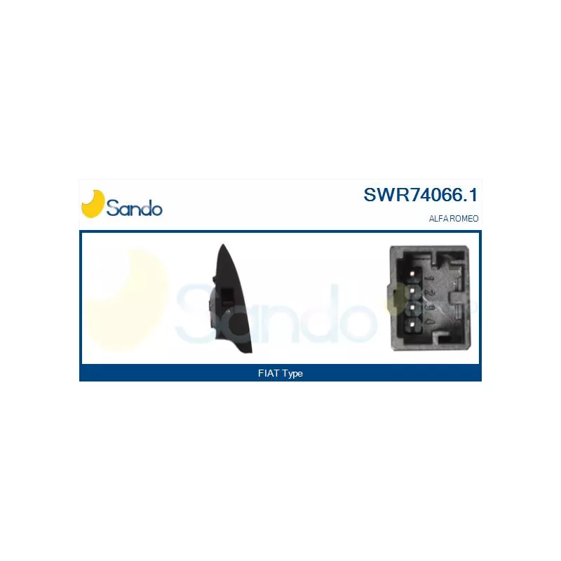 Interrupteur, lève-vitre arrière gauche SANDO SWR74066.1