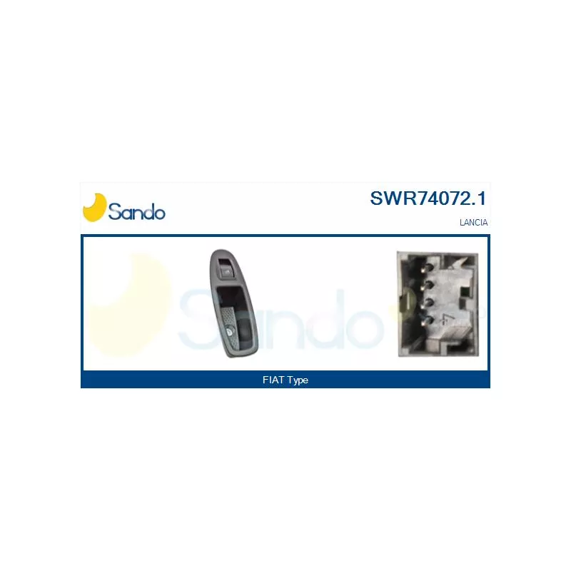 Interrupteur, lève-vitre avant droit SANDO SWR74072.1