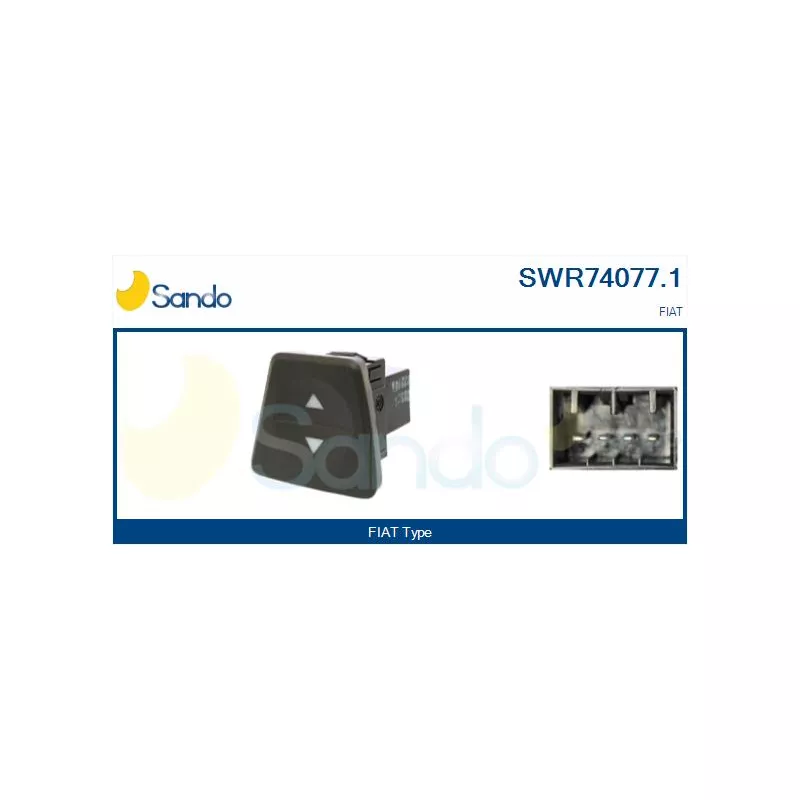 Interrupteur, lève-vitre avant droit SANDO SWR74077.1