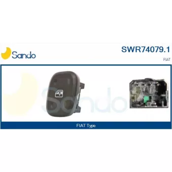 Interrupteur, lève-vitre avant droit SANDO SWR74079.1
