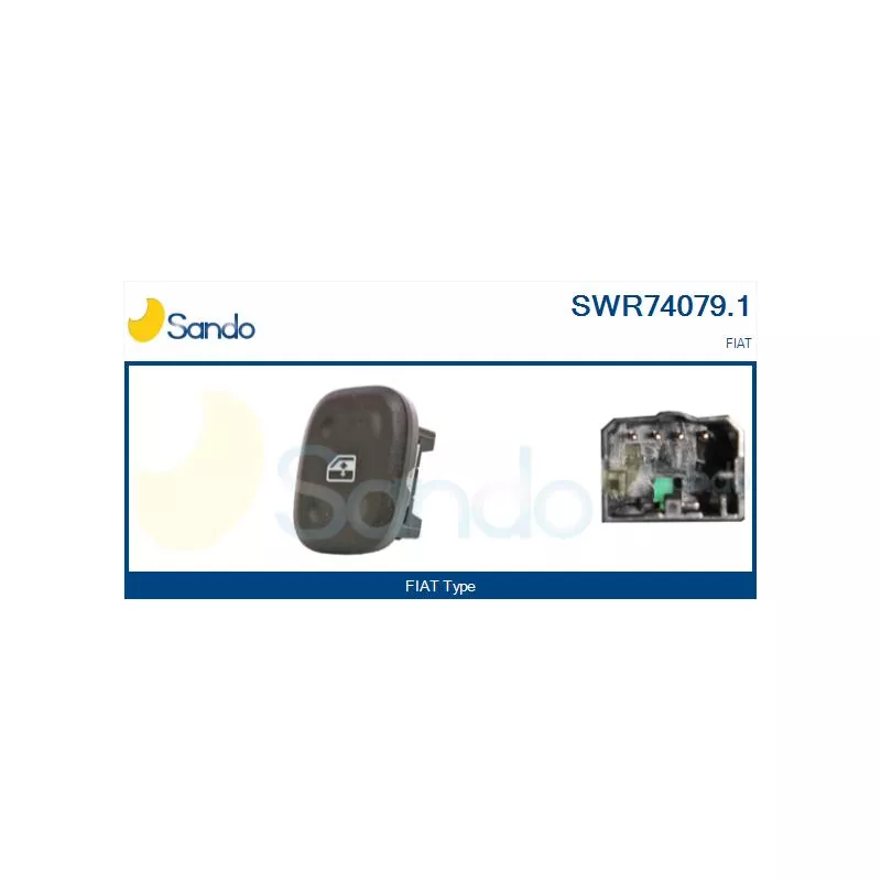 Interrupteur, lève-vitre avant droit SANDO SWR74079.1