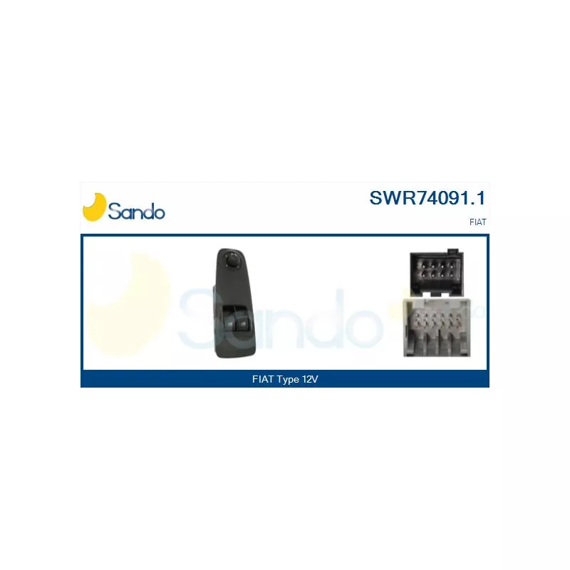 Interrupteur, lève-vitre SANDO SWR74091.1