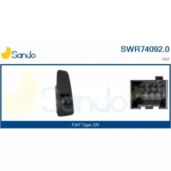 Interrupteur, lève-vitre SANDO SWR74092.0