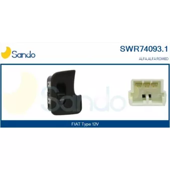 Interrupteur, lève-vitre SANDO SWR74093.1