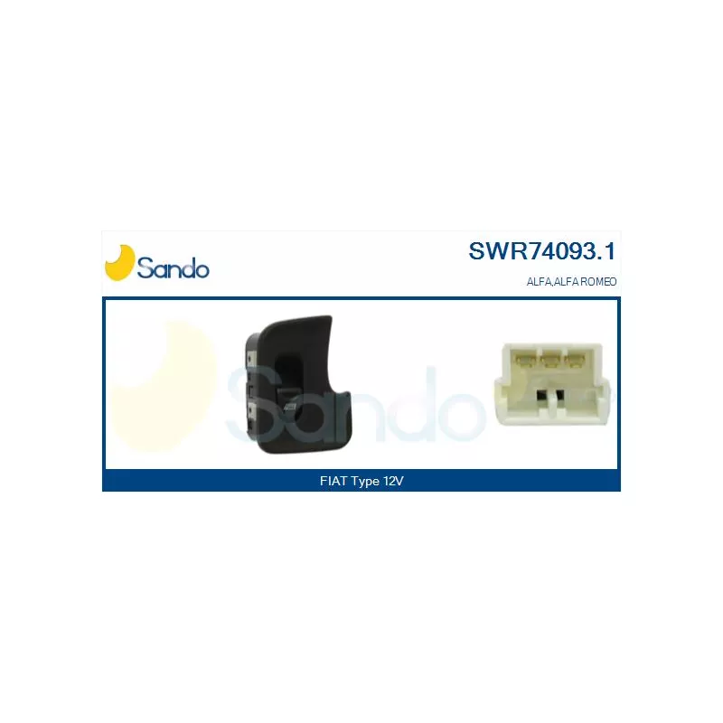 Interrupteur, lève-vitre SANDO SWR74093.1