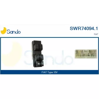 Interrupteur, lève-vitre SANDO SWR74094.1