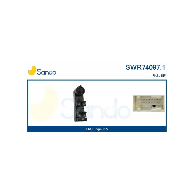 Interrupteur, lève-vitre SANDO SWR74097.1