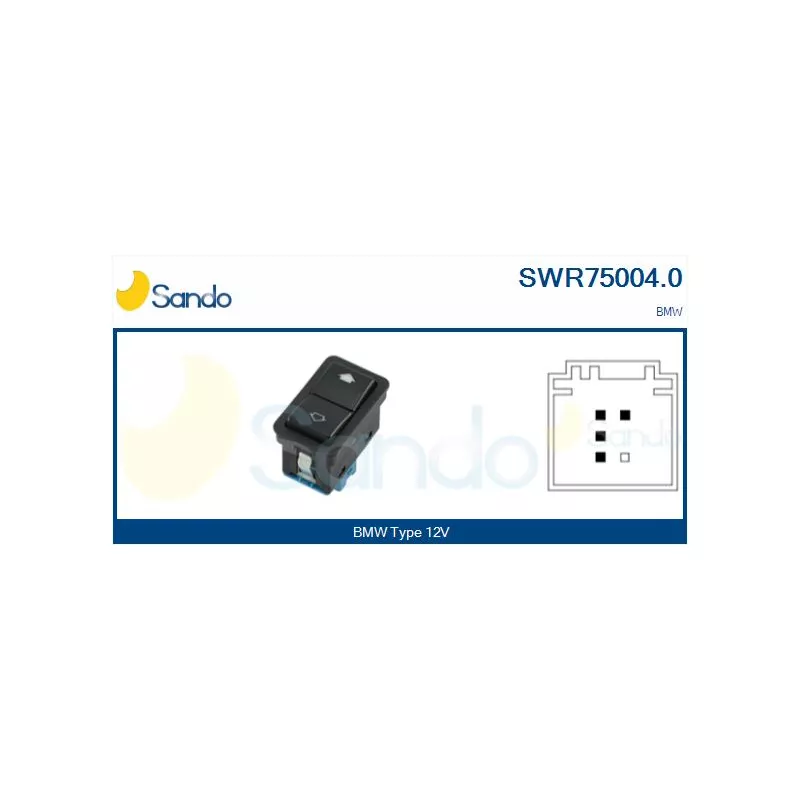 Interrupteur, lève-vitre SANDO SWR75004.0
