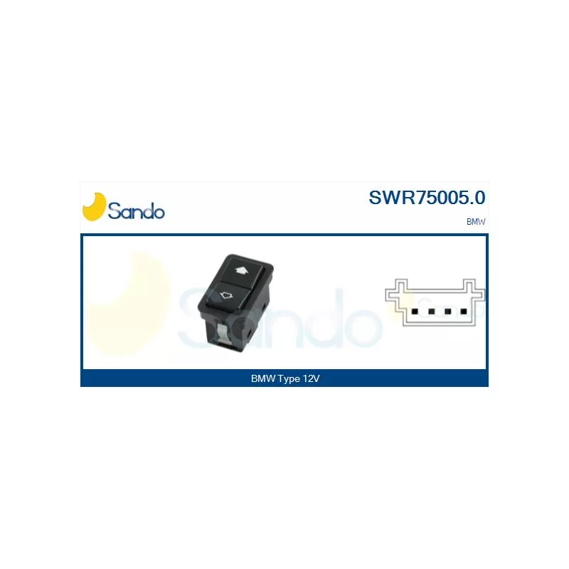 Interrupteur, lève-vitre SANDO SWR75005.0