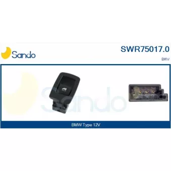 Interrupteur, lève-vitre SANDO SWR75017.0