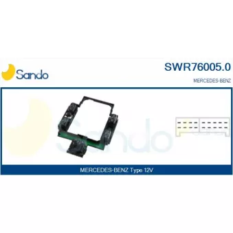 Interrupteur, lève-vitre SANDO SWR76005.0