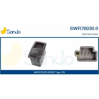 Interrupteur, lève-vitre SANDO SWR76030.0