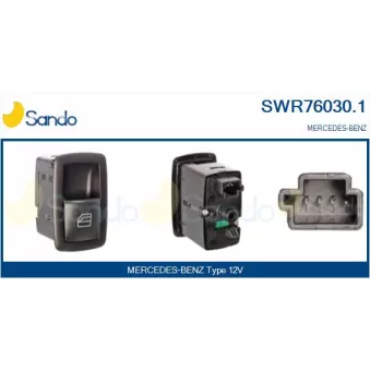 Interrupteur, lève-vitre SANDO SWR76030.1