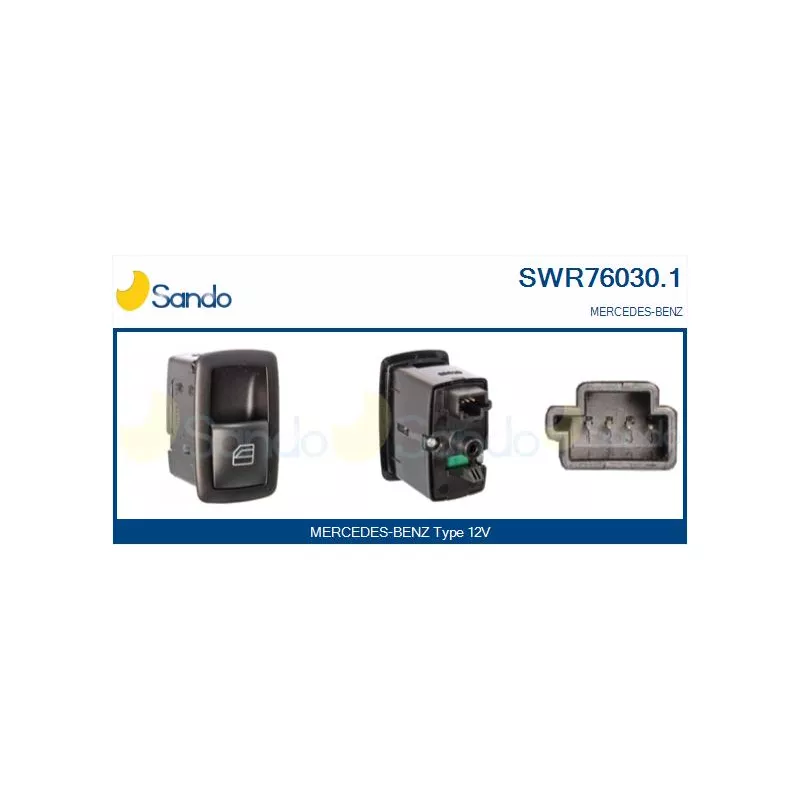Interrupteur, lève-vitre SANDO SWR76030.1