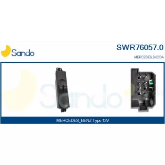 Interrupteur, lève-vitre SANDO SWR76057.0