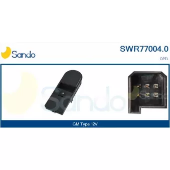 Interrupteur, lève-vitre SANDO SWR77004.0