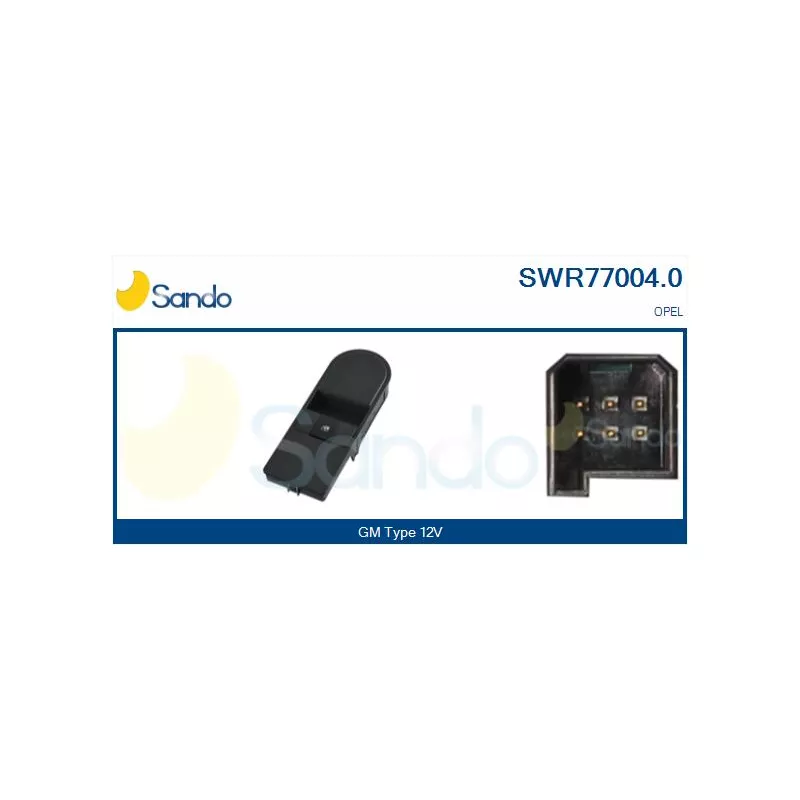 Interrupteur, lève-vitre SANDO SWR77004.0