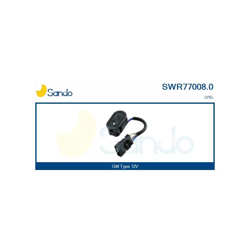 Interrupteur, lève-vitre SANDO SWR77008.0