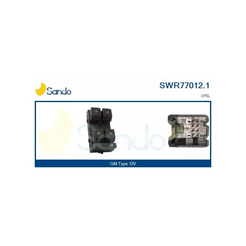 Interrupteur, lève-vitre SANDO SWR77012.1