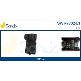 Interrupteur, lève-vitre SANDO SWR77024.1