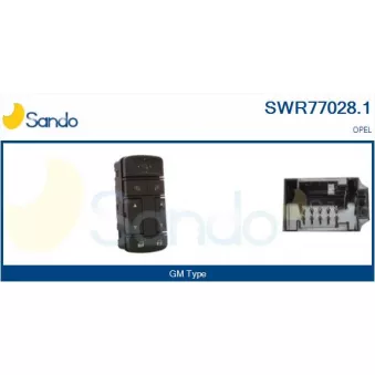 Interrupteur, lève-vitre SANDO SWR77028.1