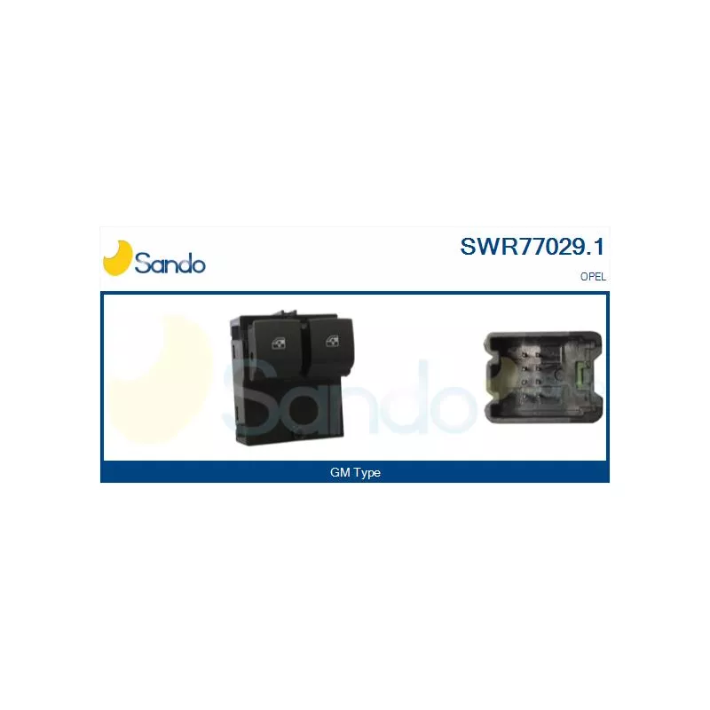 Interrupteur, lève-vitre SANDO SWR77029.1