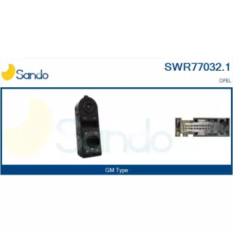 Interrupteur, lève-vitre SANDO SWR77032.1