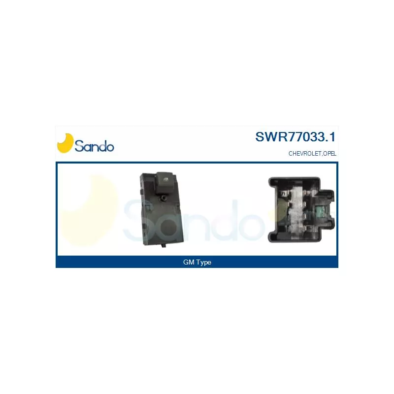 Interrupteur, lève-vitre SANDO SWR77033.1