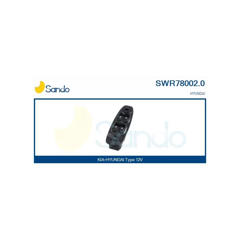 Interrupteur, lève-vitre SANDO SWR78002.0