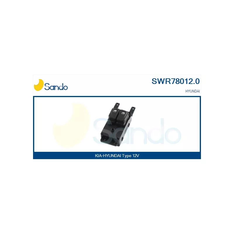 Interrupteur, lève-vitre SANDO SWR78012.0