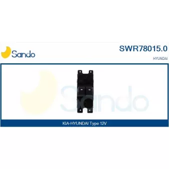 Interrupteur, lève-vitre SANDO SWR78015.0