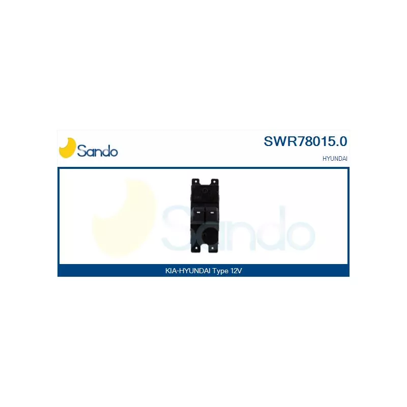 Interrupteur, lève-vitre SANDO SWR78015.0