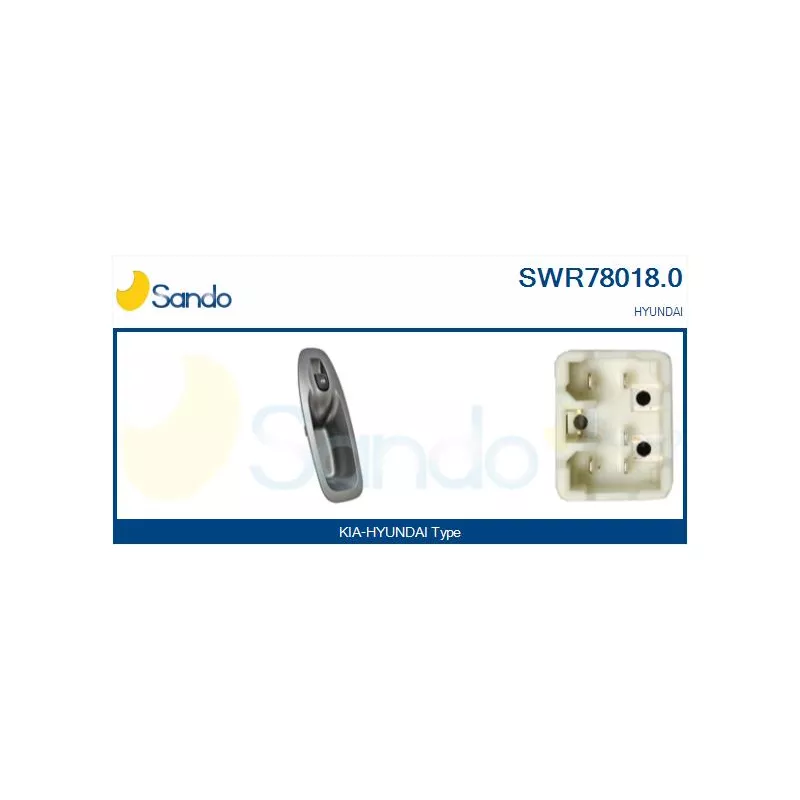 Interrupteur, lève-vitre SANDO SWR78018.0