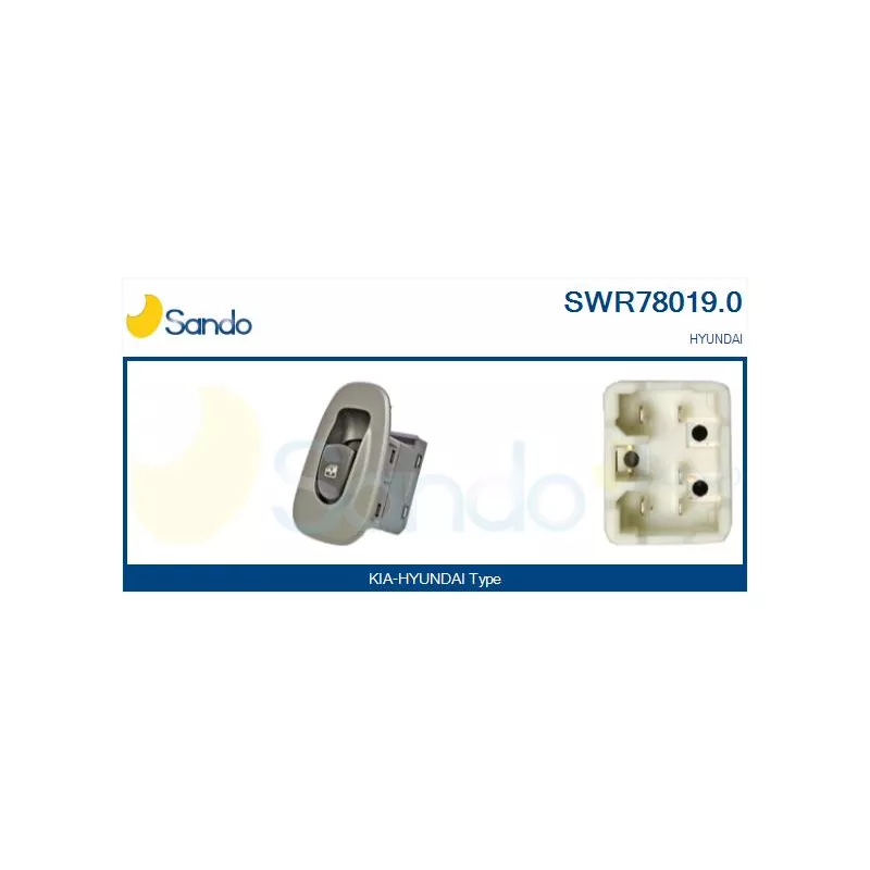 Interrupteur, lève-vitre SANDO SWR78019.0