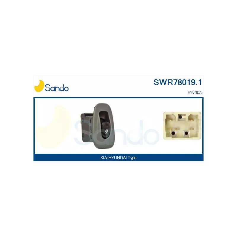 Interrupteur, lève-vitre SANDO SWR78019.1