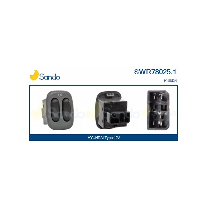 Interrupteur, lève-vitre SANDO SWR78025.1