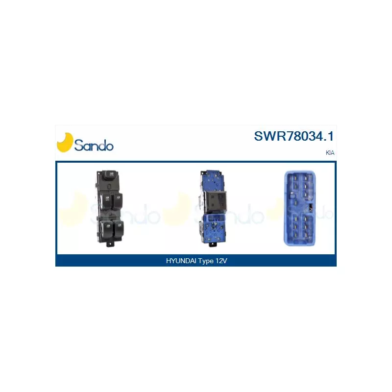 Interrupteur, lève-vitre SANDO SWR78034.1
