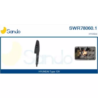Interrupteur, lève-vitre arrière gauche SANDO SWR78060.1