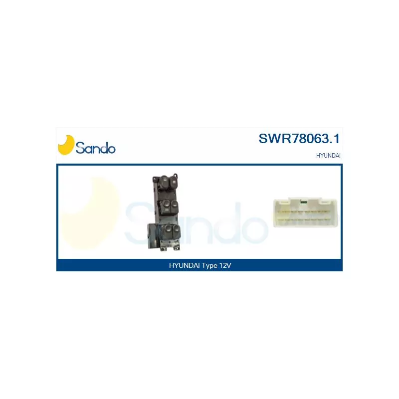 Interrupteur, lève-vitre SANDO SWR78063.1