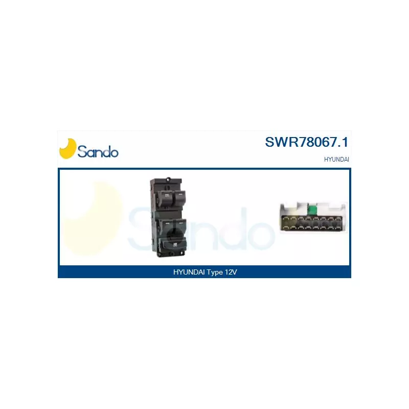 Interrupteur, lève-vitre SANDO SWR78067.1