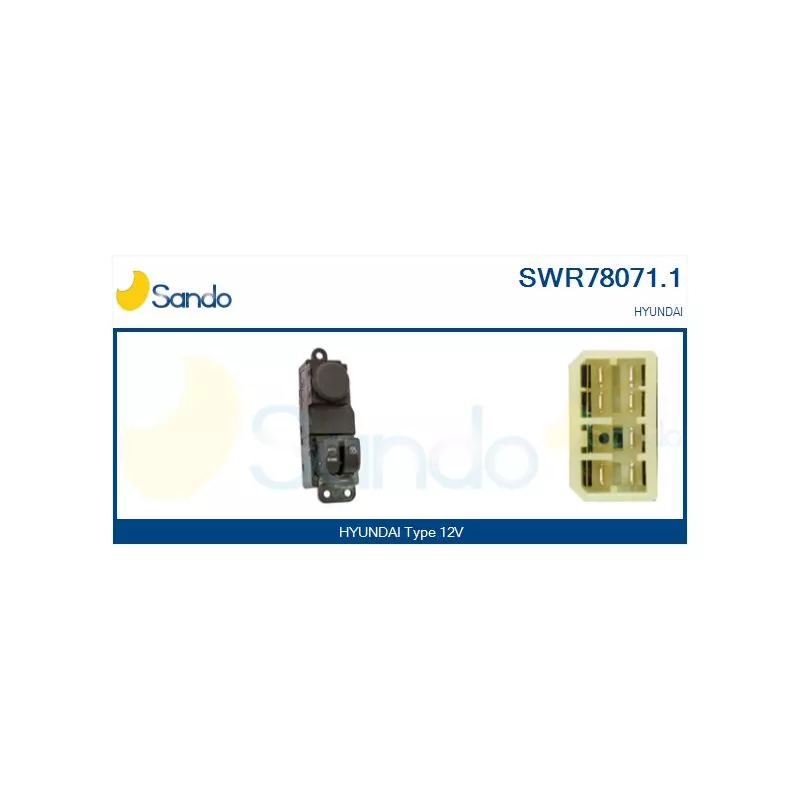 Interrupteur, lève-vitre SANDO SWR78071.1