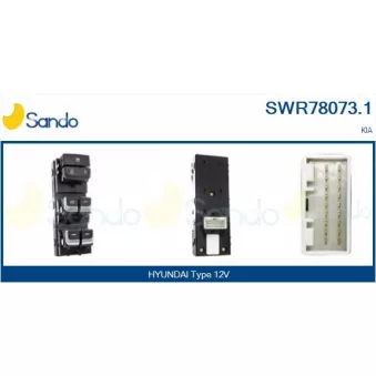 Interrupteur, lève-vitre SANDO