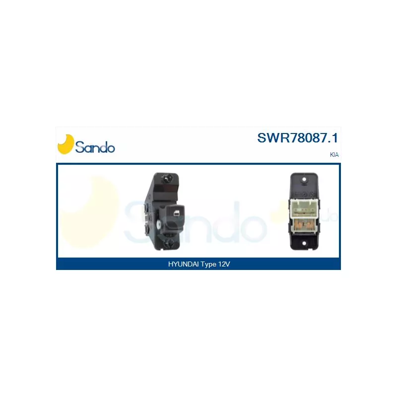 Interrupteur, lève-vitre avant droit SANDO SWR78087.1