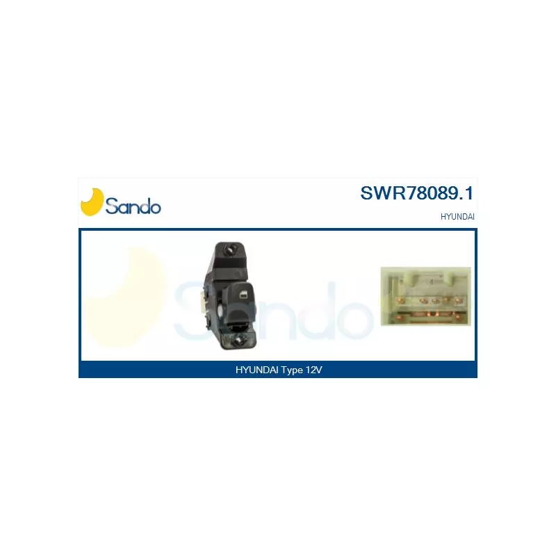 Interrupteur, lève-vitre SANDO SWR78089.1