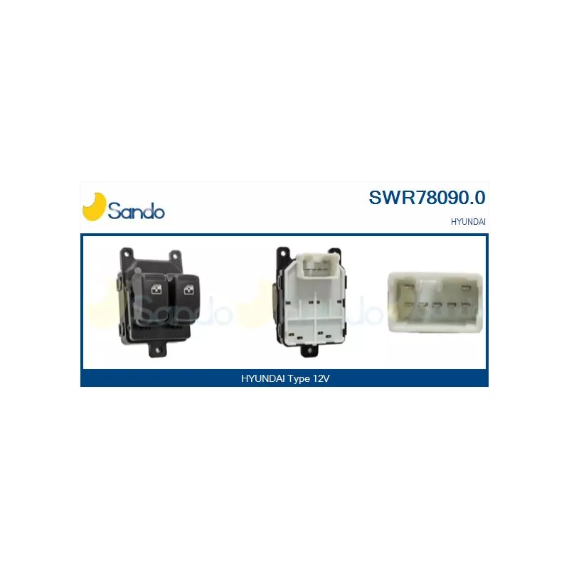 Interrupteur, lève-vitre SANDO SWR78090.0